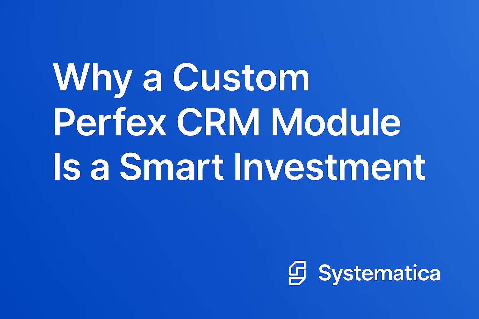 Custom Perfex CRM Module