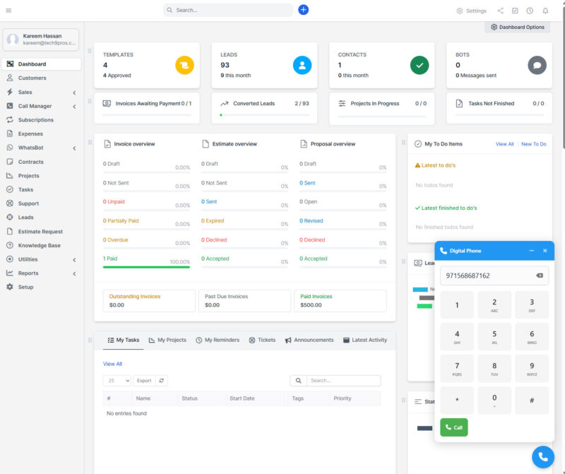 Call Manager Module for Perfex CRM - Image 4