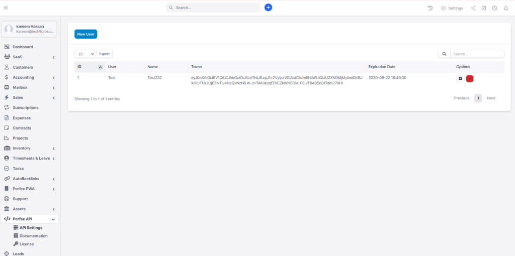 Rest Api Module For Perfex CRM