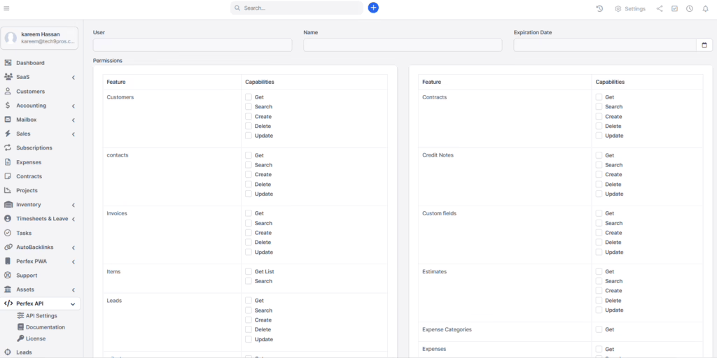 Rest Api For Perfex CRM