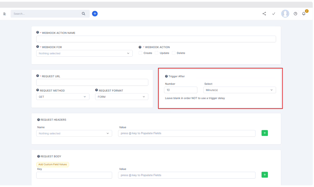 Perfex CRM Webhooks Module