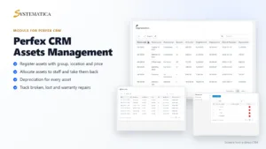 Assets Management Module For Perfex CRM: depreciation, allocation and settings