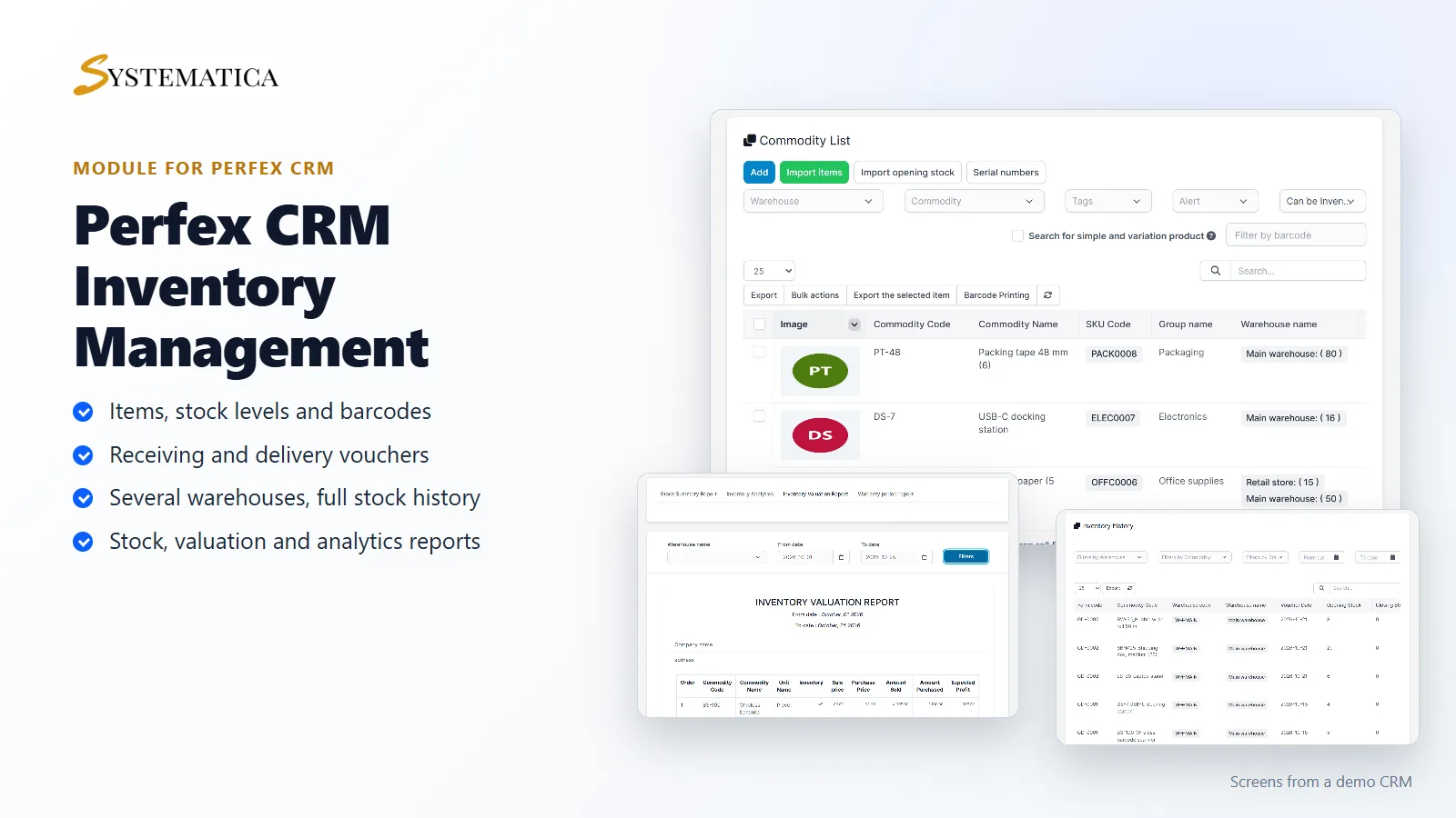Inventory Management module for Perfex CRM