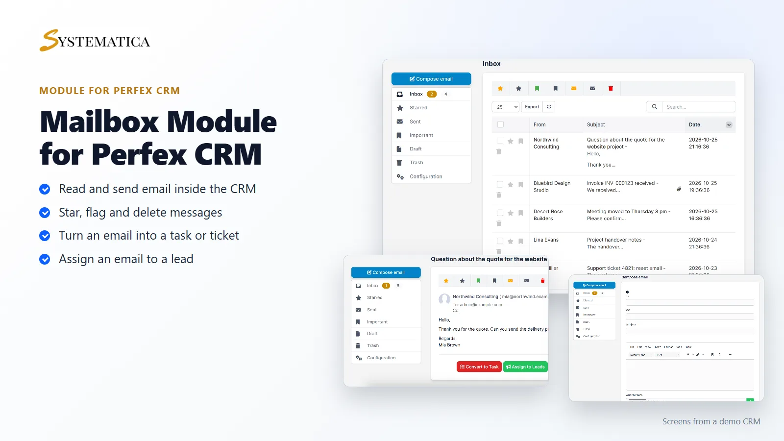 Mailbox module for Perfex CRM