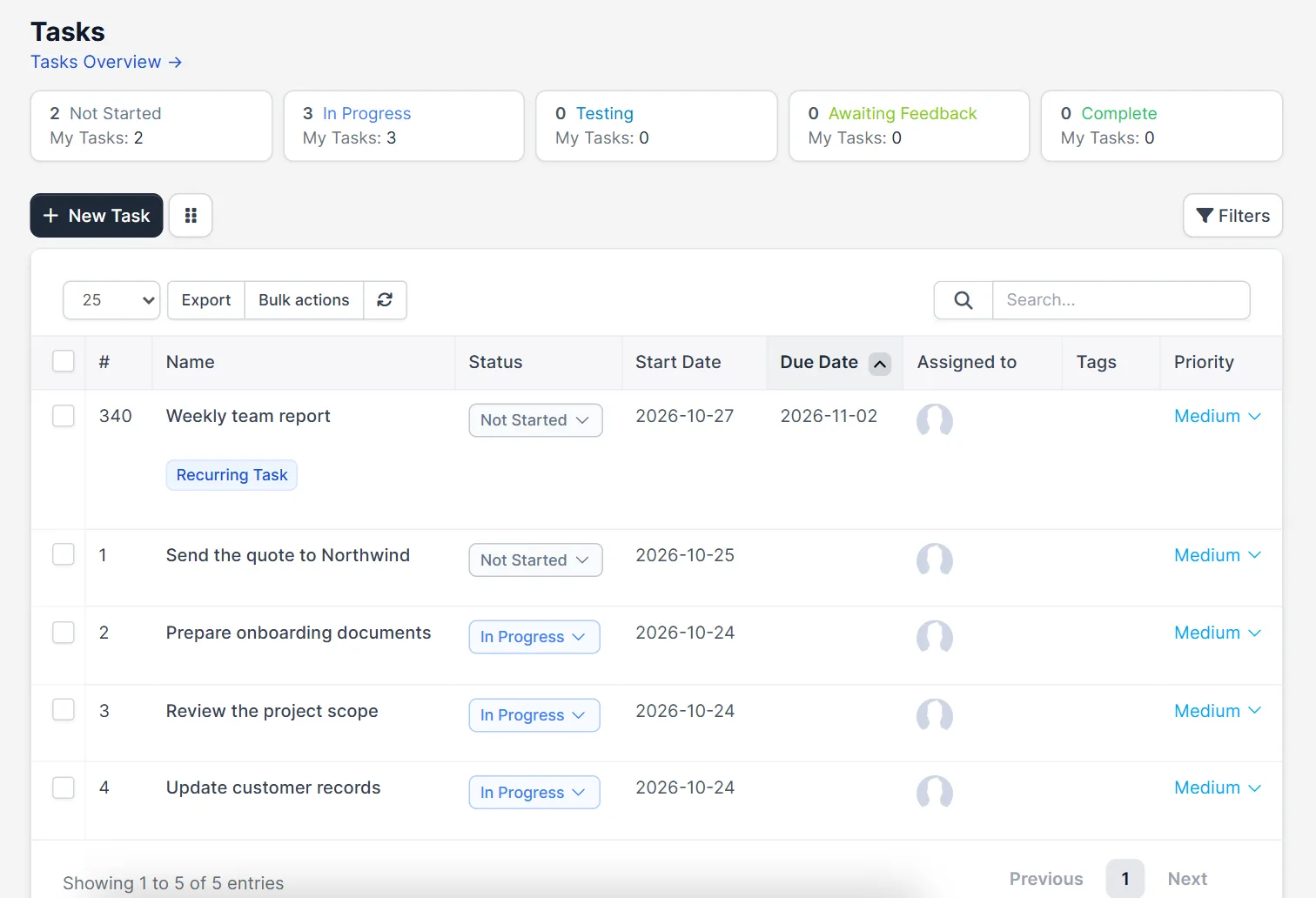 Perfex CRM documentation: step-by-step guides with real screenshots