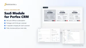 Perfex CRM SaaS Module: packages, limits and settings