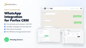WhatsApp For Perfex CRM: live chat, connect account and auto lead settings